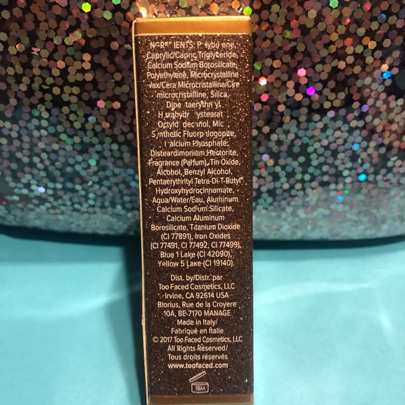 BNIB! Discontinued! HTF! Too Faced Metallic Sparkle Lipstick in HOOCHIE - Picture 6 of 6